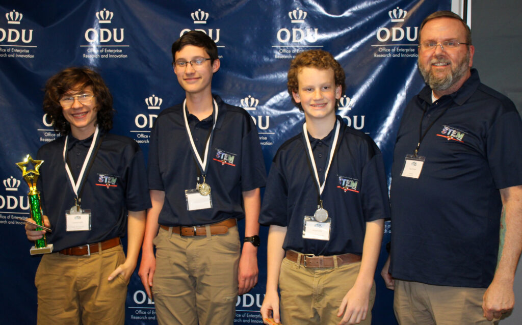 Team IED #2 from Grassfield STEM Academy in Chesapeake